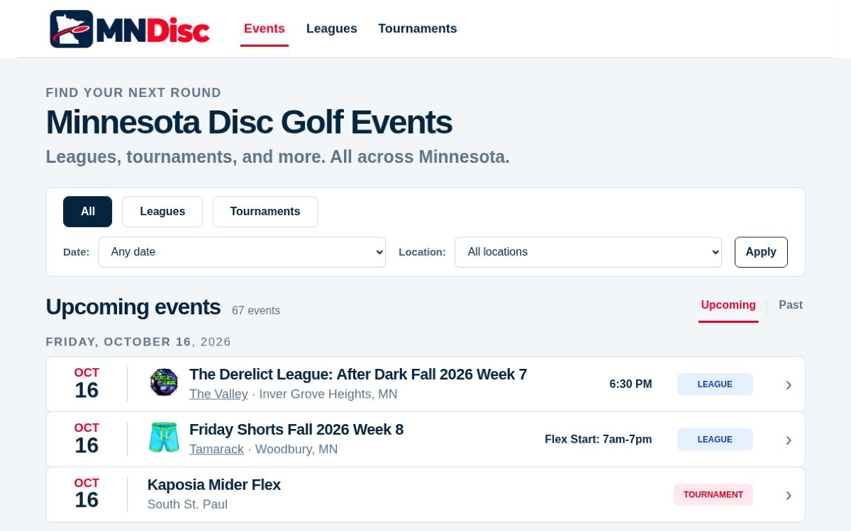 MNDisc homepage